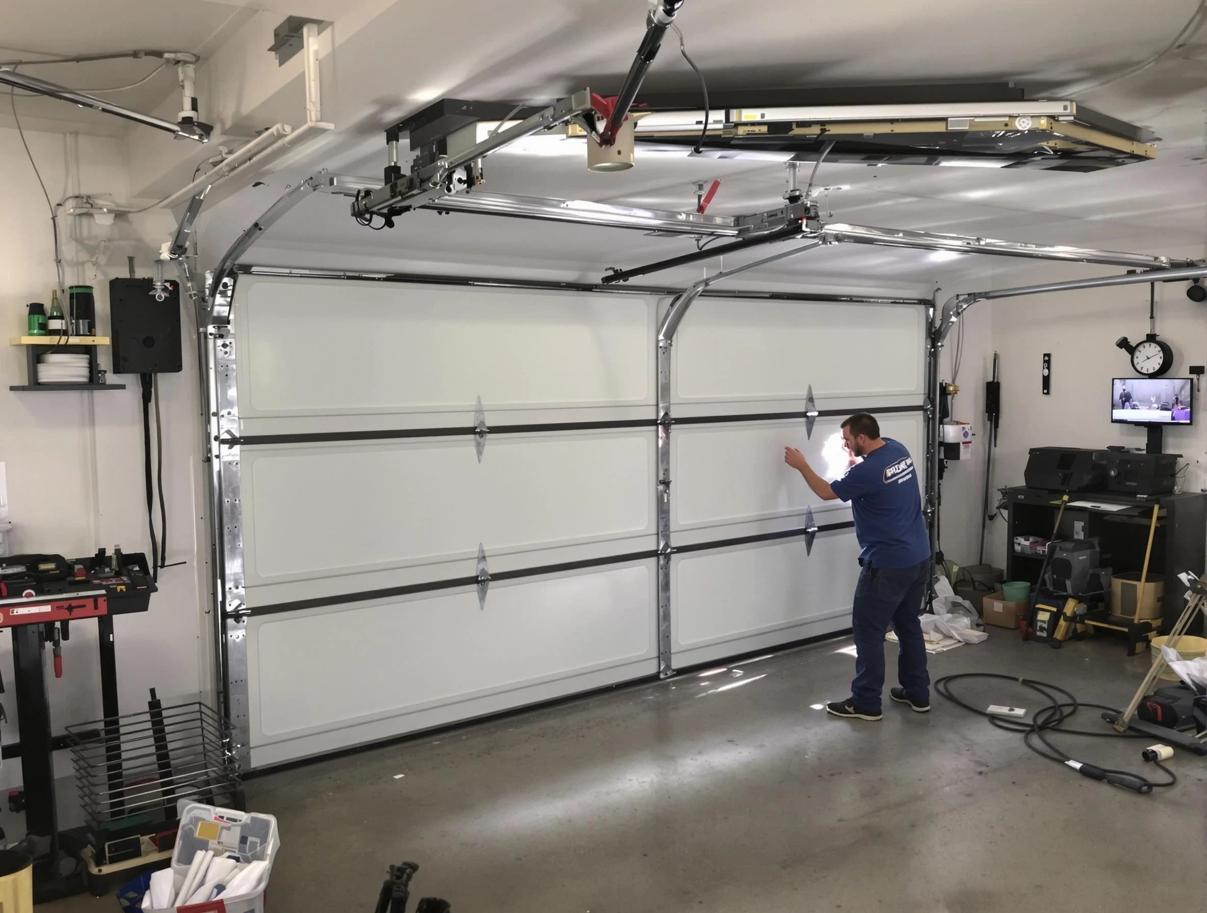 Professional garage door repair service by Sunset Garage Door Repair in Sunset