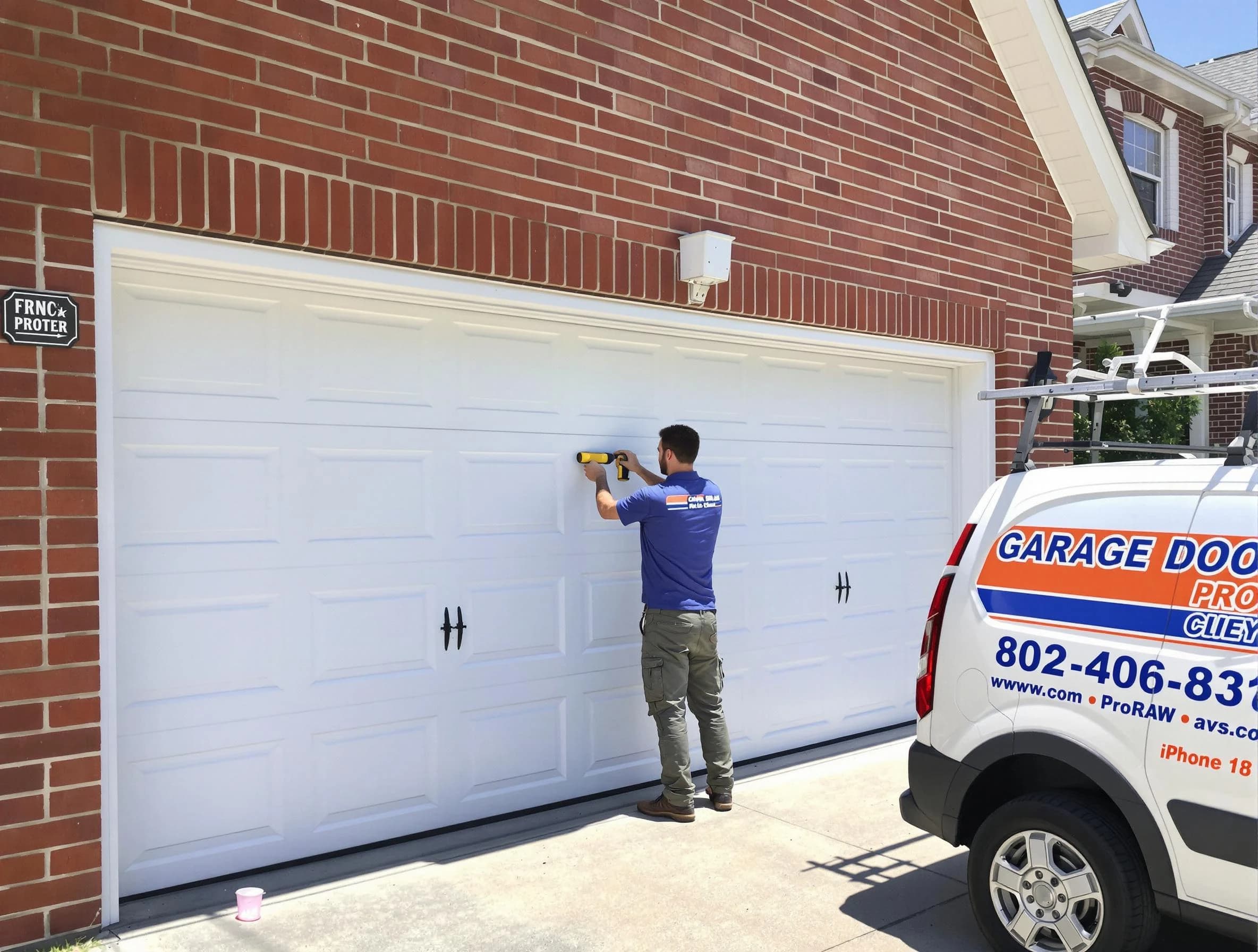 Local garage door repair service by Sunset Garage Door Repair in Sunset