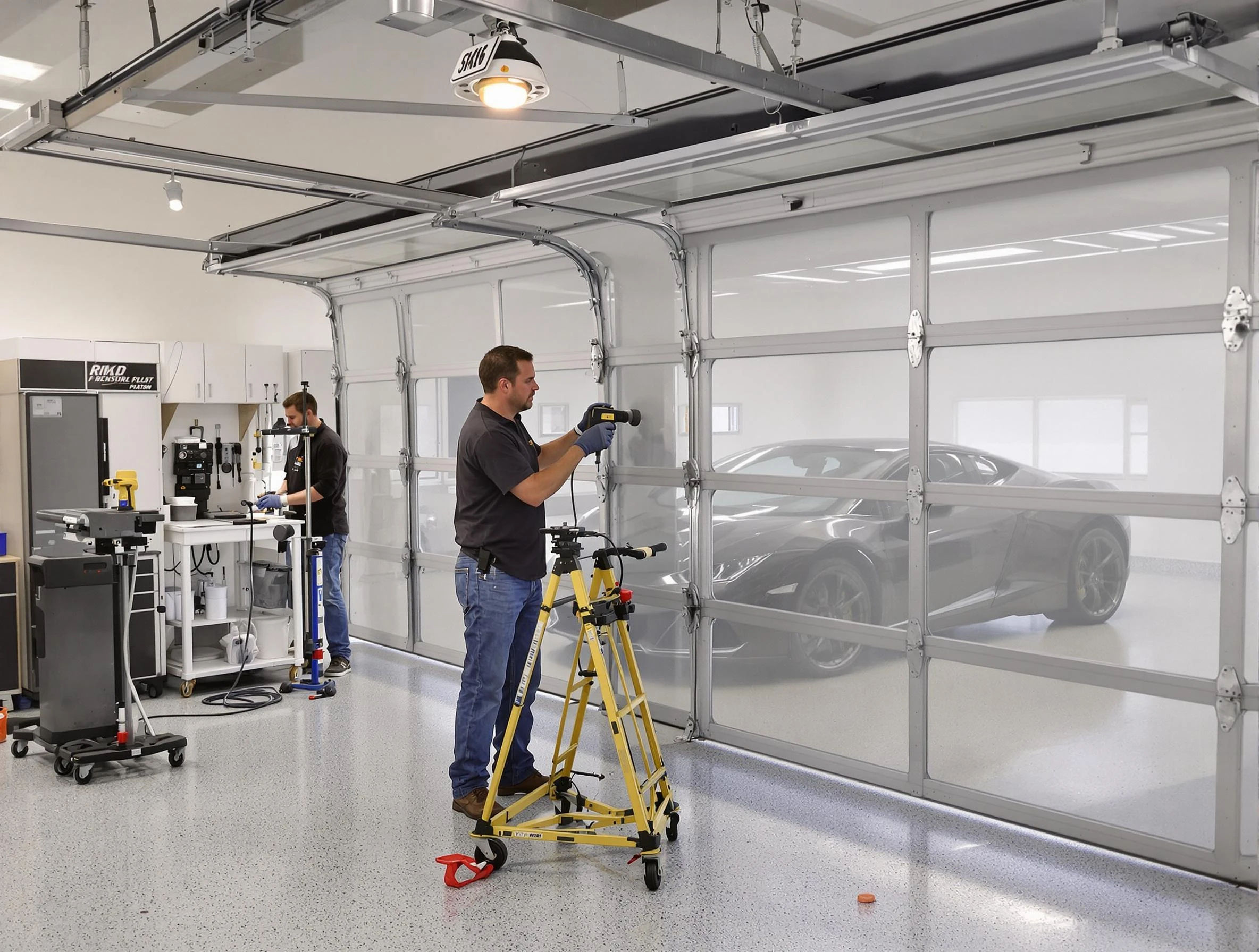 Garage Door Dents Repair in Sunset