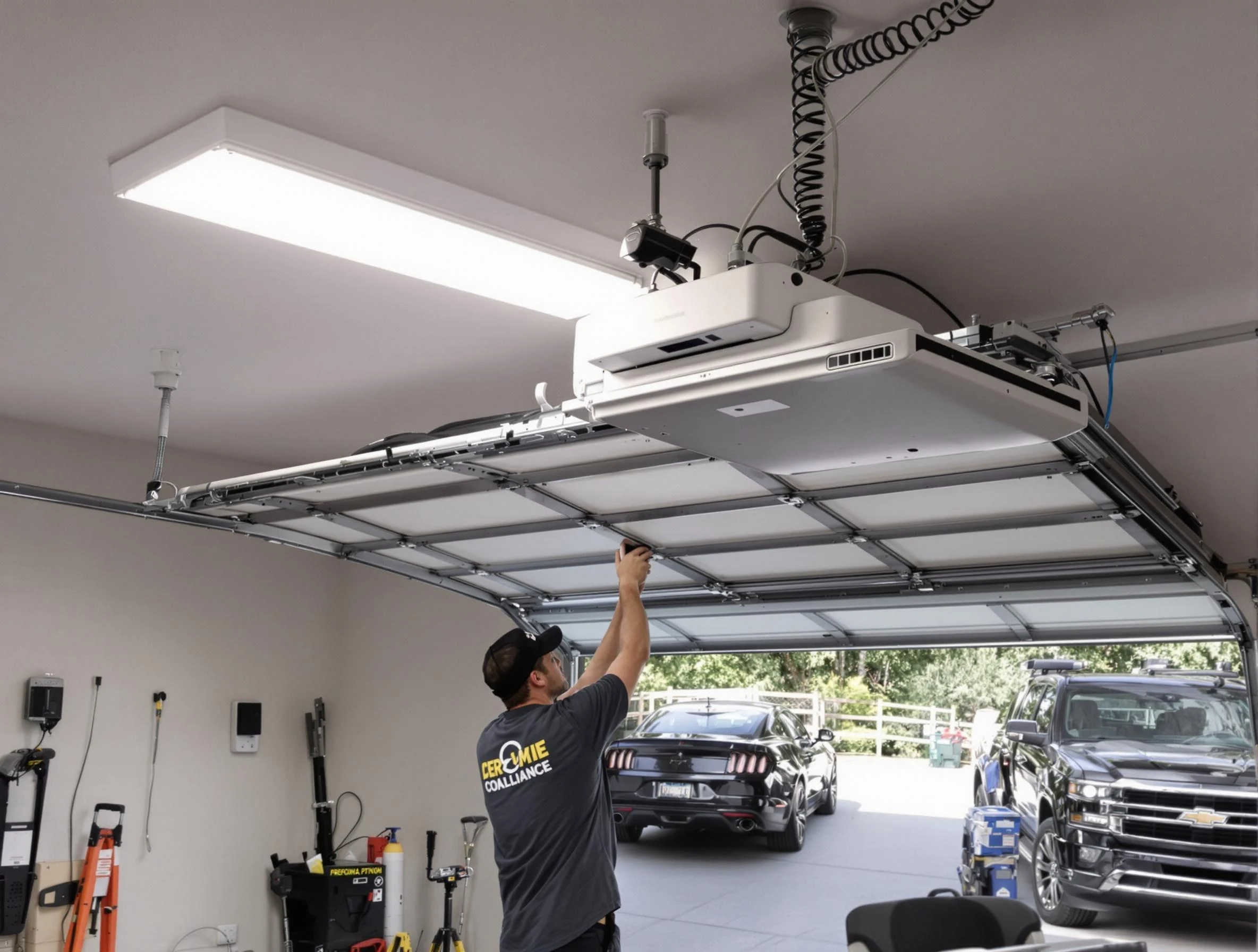 Garage Door Opener Installation in Sunset
