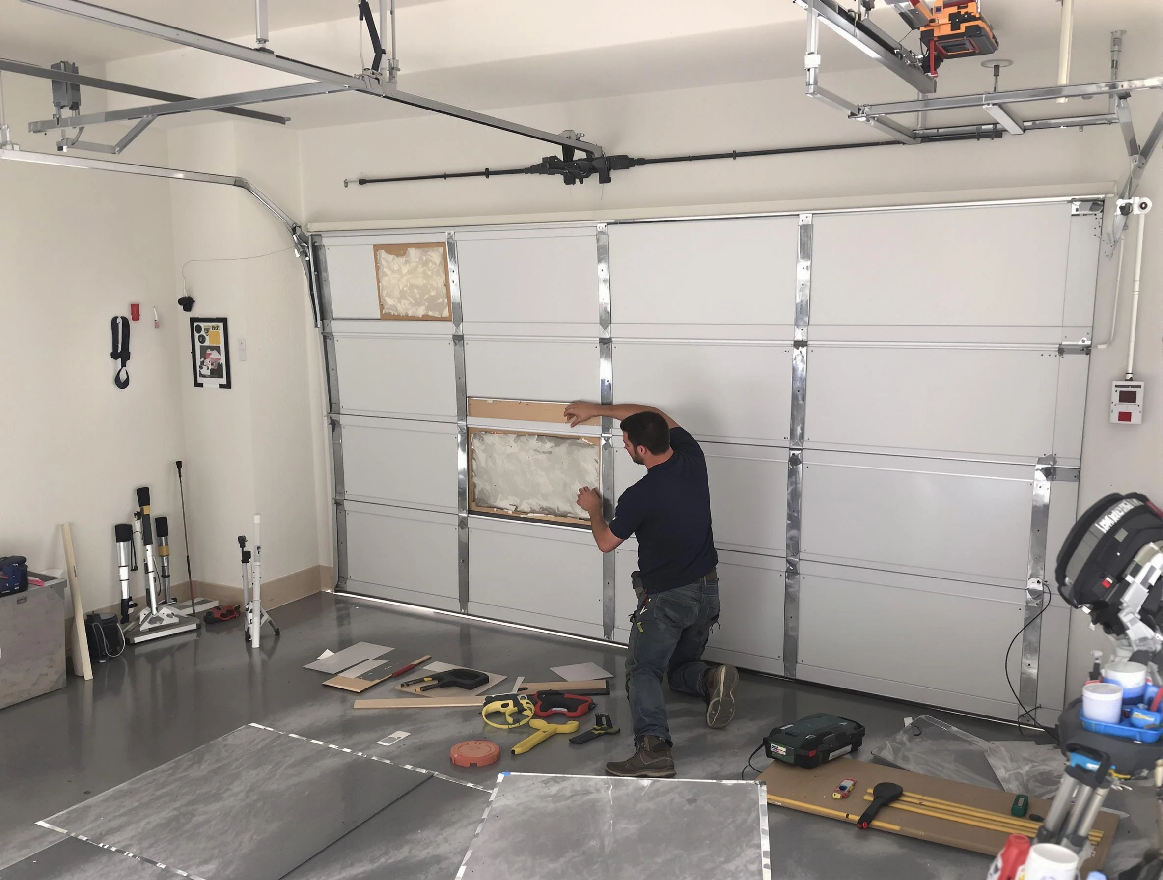 Garage Door Panel Repair in Sunset