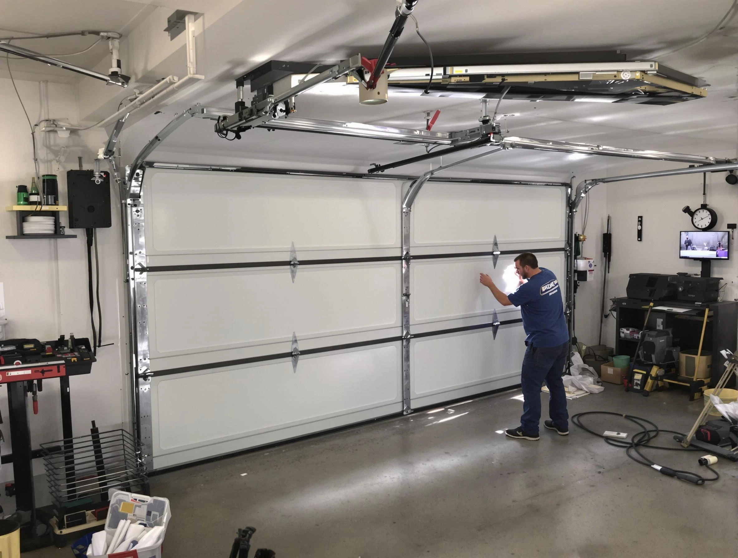 Professional garage door repair service by Sunset Garage Door Repair in Sunset