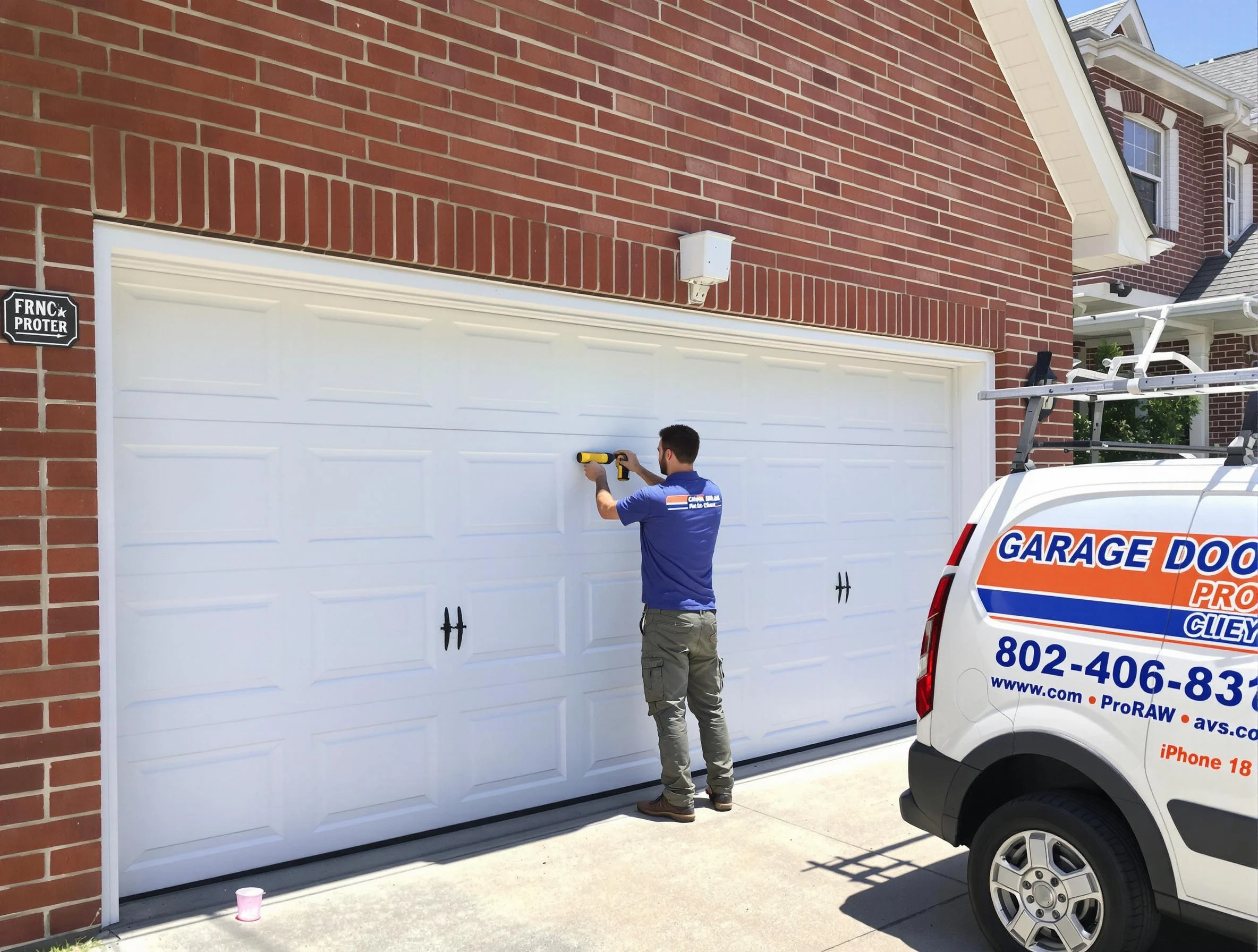 Local garage door repair service by Sunset Garage Door Repair in Sunset